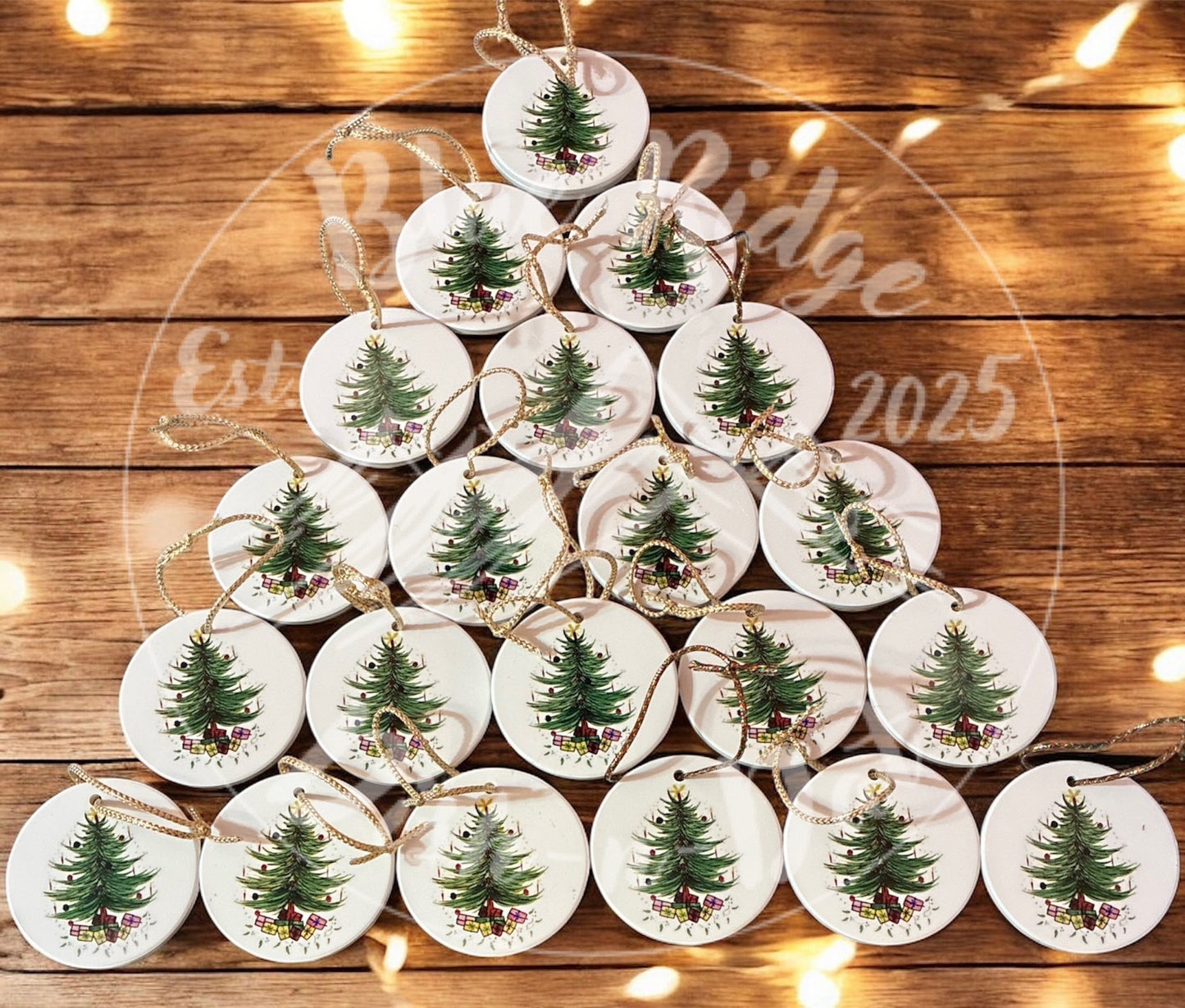 Blue Ridge China Style "Christmas Tree" Christmas Ornament
