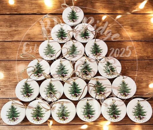 Blue Ridge China Style "Christmas Tree" Christmas Ornament